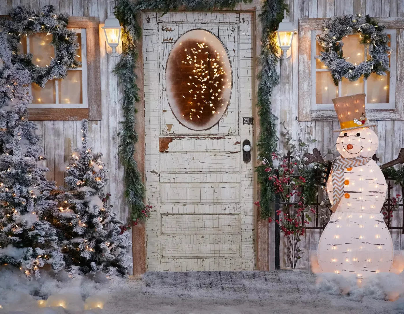 Winter Wonderland 8X6 Fleece ( 96 X 72 Inch ) Backdrop