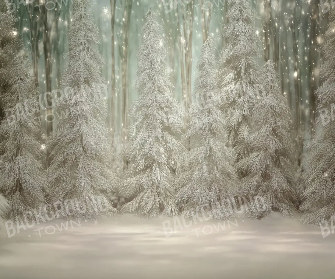 White Winter Backdrop for Photography