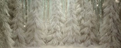 Winter Woods Backdrop