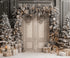 Gray Christmas Backdrop for Photography