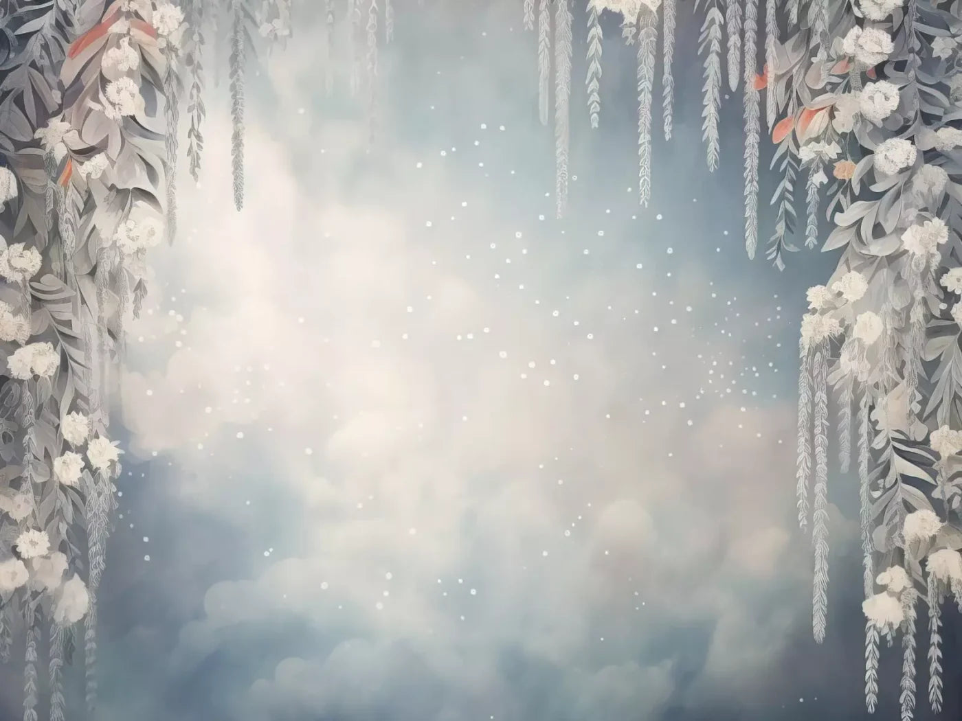 Wintry Bough 6’8X5’ Fleece (80 X 60 Inch) Backdrop