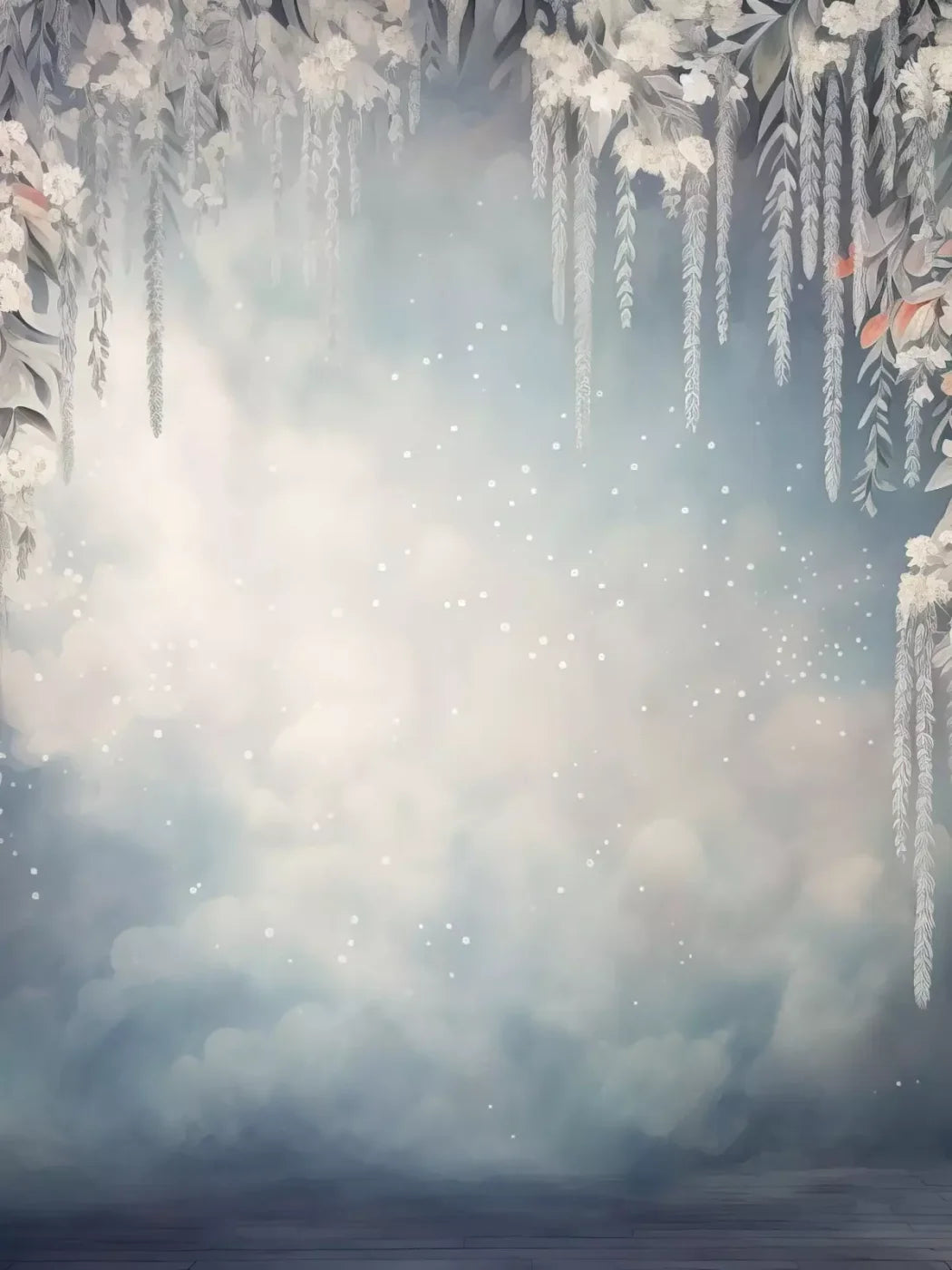 Wintry Bough 6’X8’ Fleece (72 X 96 Inch) Backdrop