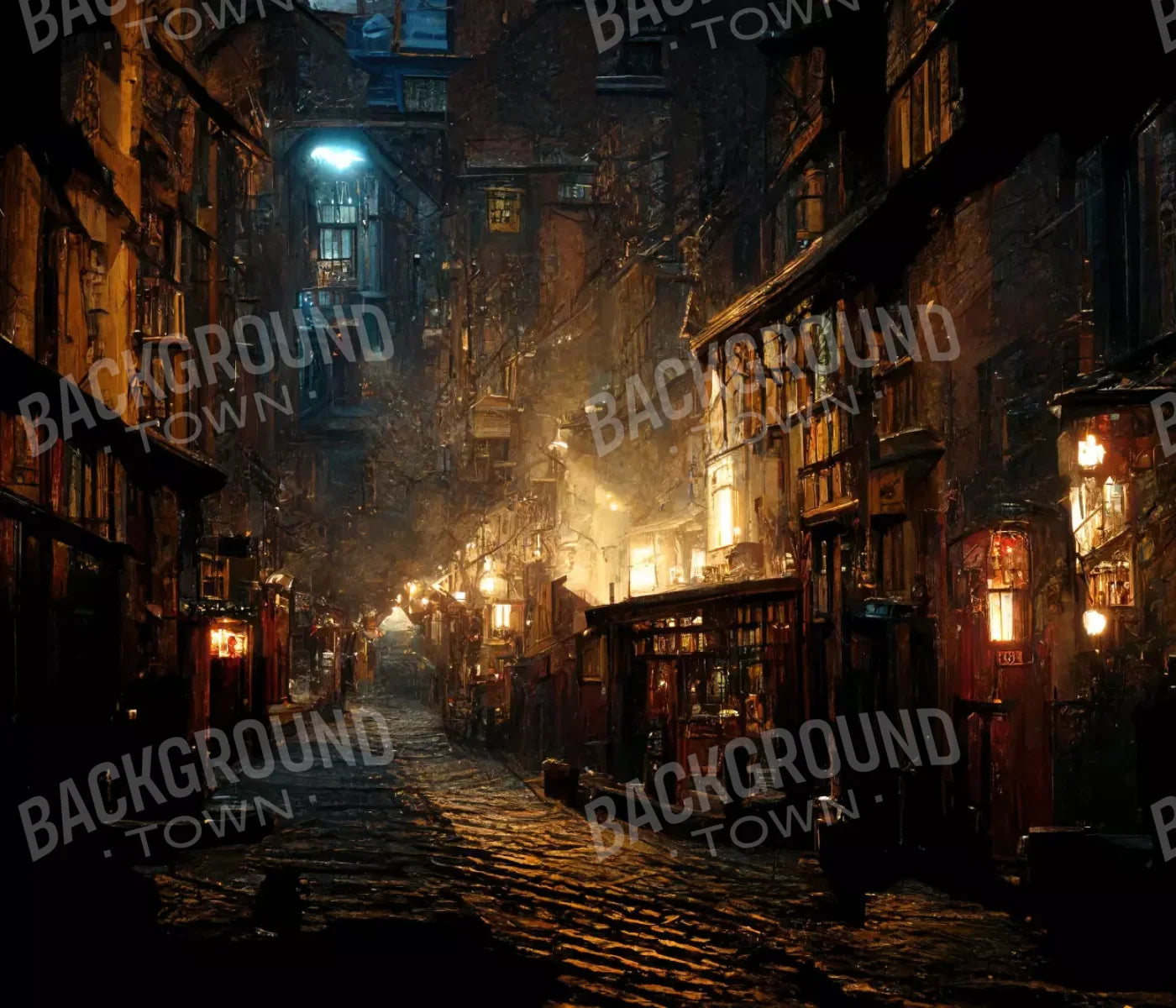 Diagonal Alley 12X10 Ultracloth ( 144 X 120 Inch ) Backdrop