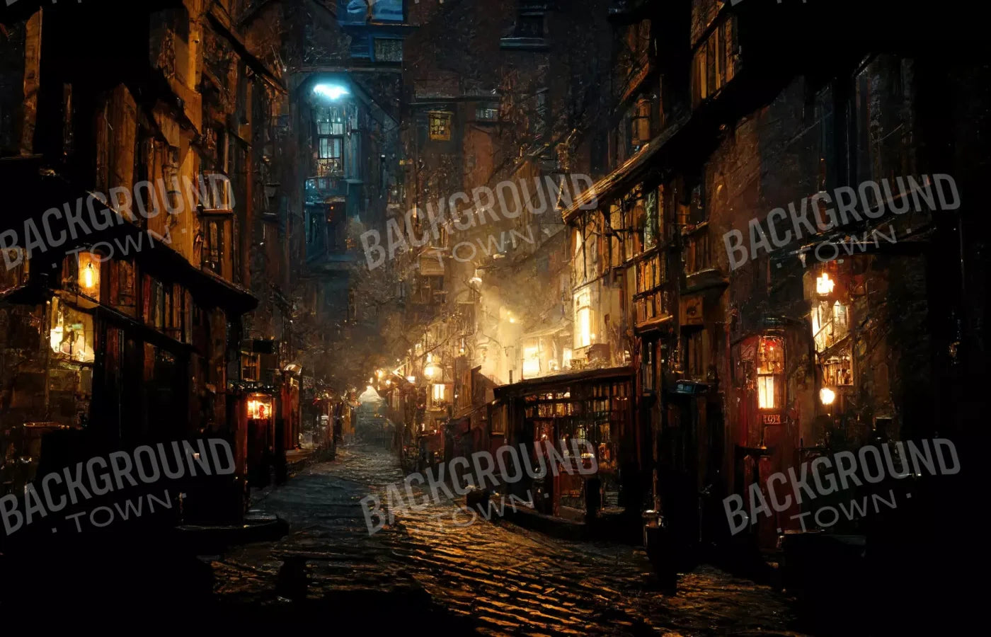 Diagonal Alley 12X8 Ultracloth ( 144 X 96 Inch ) Backdrop