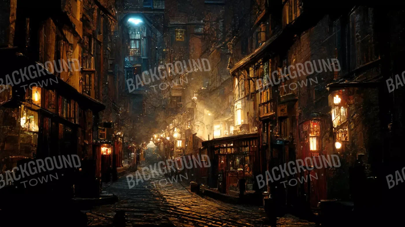Diagonal Alley 14X8 Ultracloth ( 168 X 96 Inch ) Backdrop