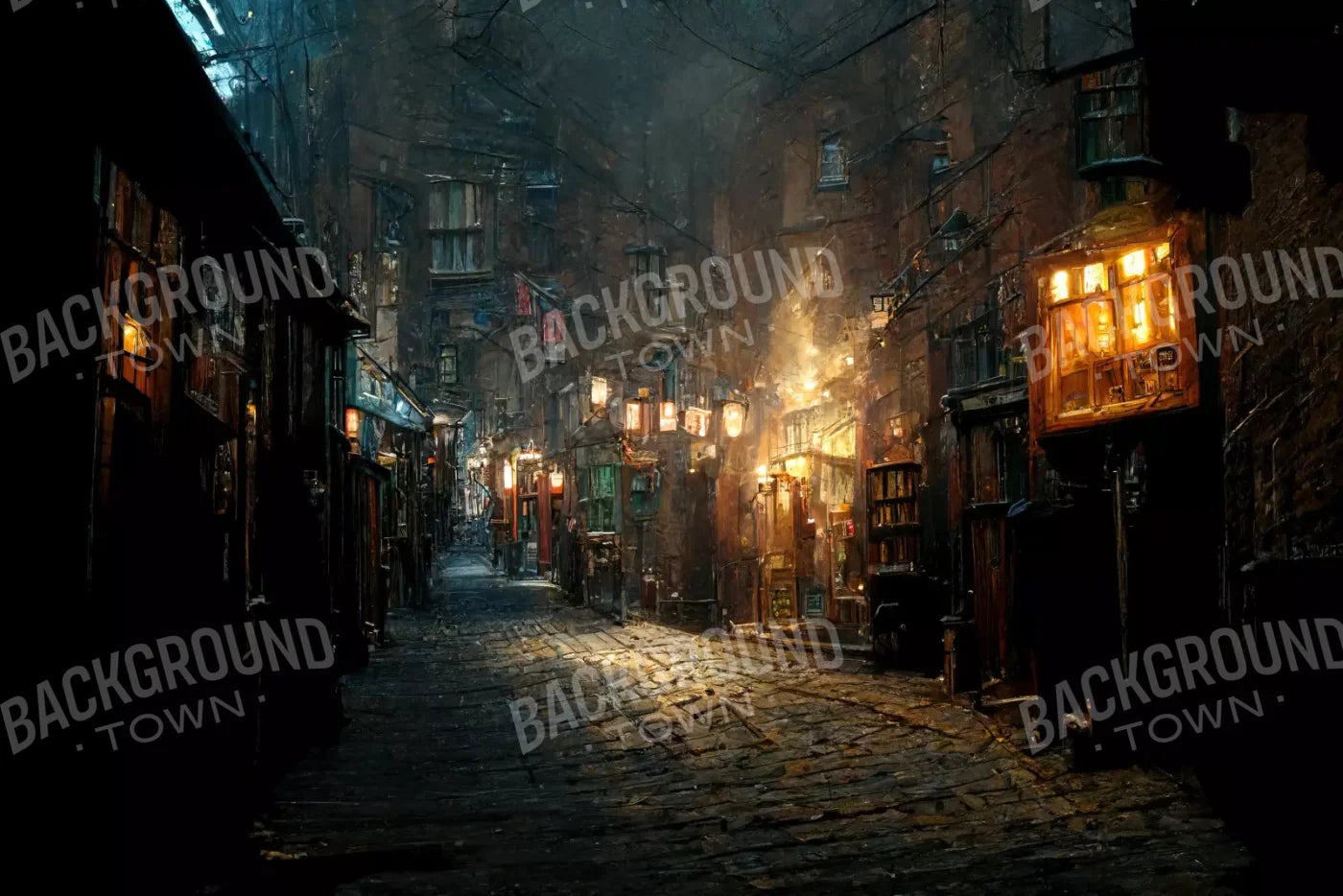 Diagonal Aley 8X5 Ultracloth ( 96 X 60 Inch ) Backdrop