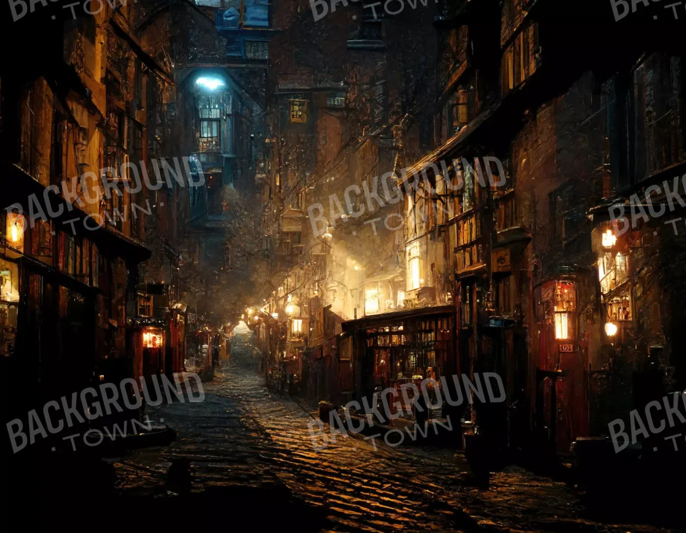 Diagonal Alley 8X6 Fleece ( 96 X 72 Inch ) Backdrop