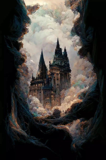 Wizard Castle 2 5X8 Ultracloth ( 60 X 96 Inch ) Backdrop
