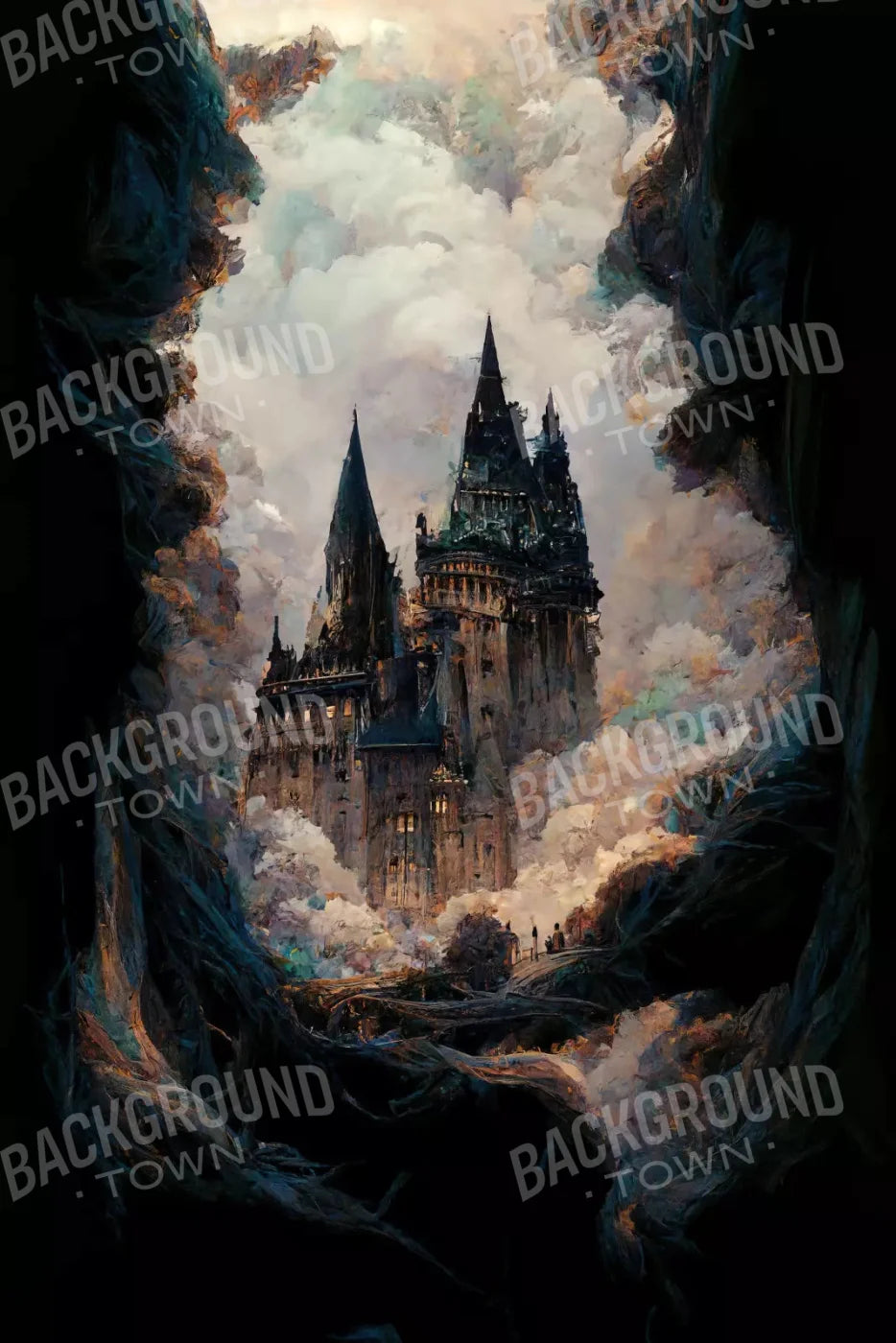Wizard Castle 2 5X8 Ultracloth ( 60 X 96 Inch ) Backdrop