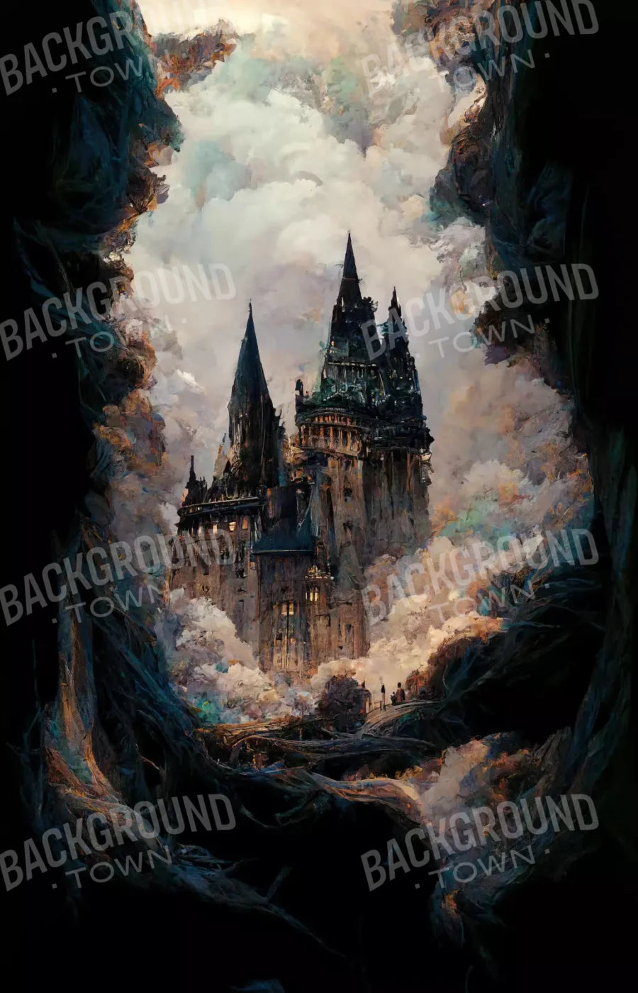 Wizard Castle 2 8X12 Ultracloth ( 96 X 144 Inch ) Backdrop