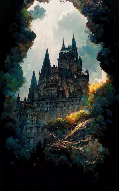 Wizard Castle 9X14 Ultracloth ( 108 X 168 Inch ) Backdrop