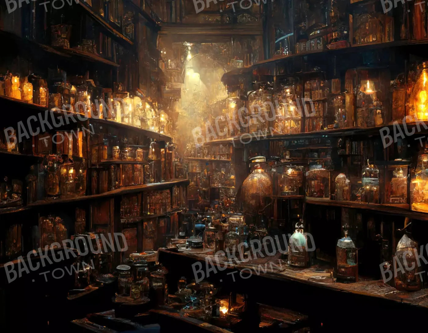 Wizards Lab 2 8X6 Fleece ( 96 X 72 Inch ) Backdrop