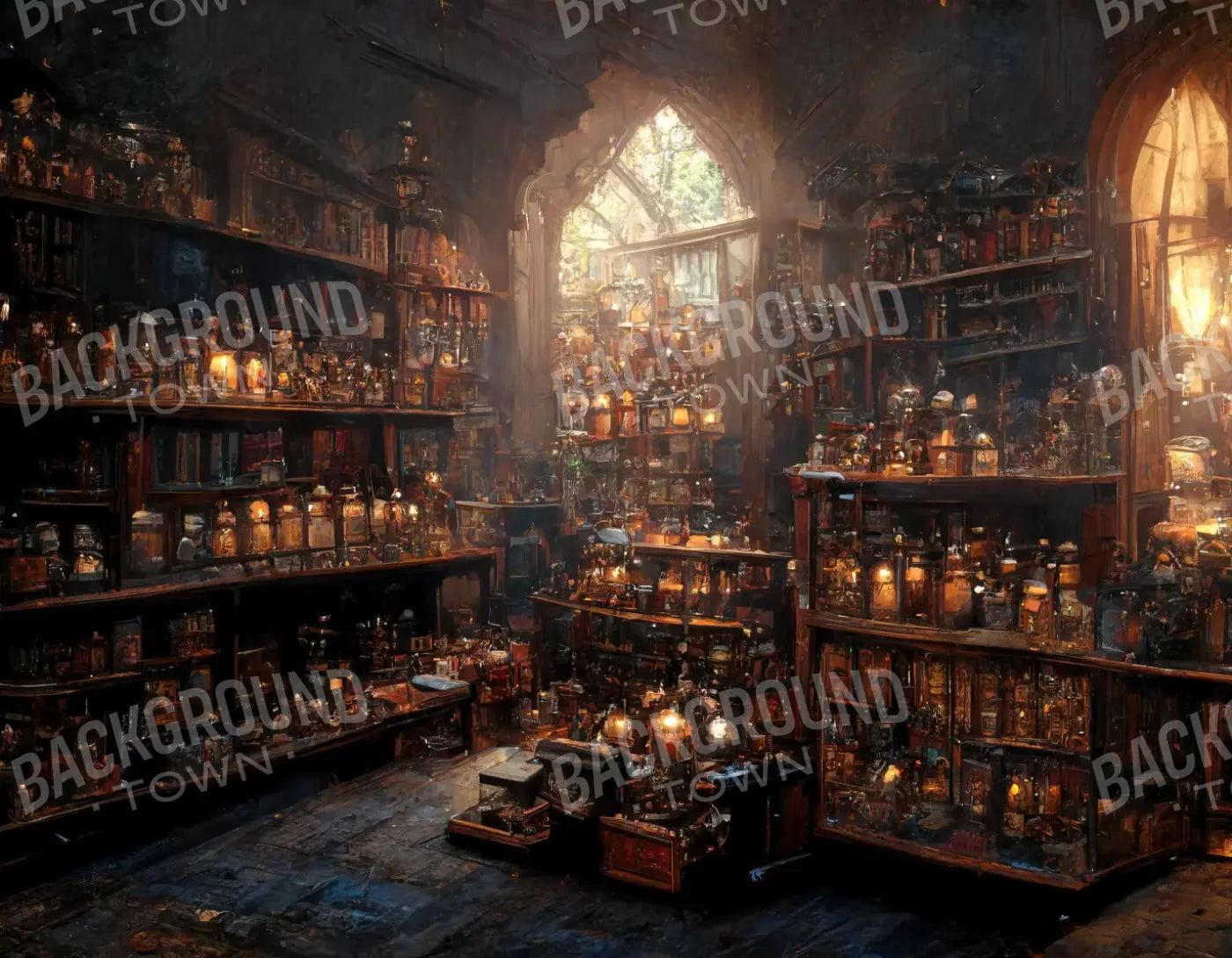 Wizards Lab 3 8X6 Fleece ( 96 X 72 Inch ) Backdrop