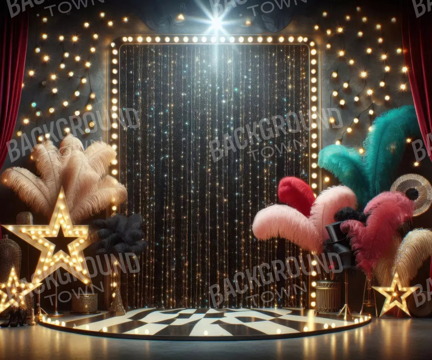 Orldstage 12’X10’ Ultracloth (144 X 120 Inch) Backdrop