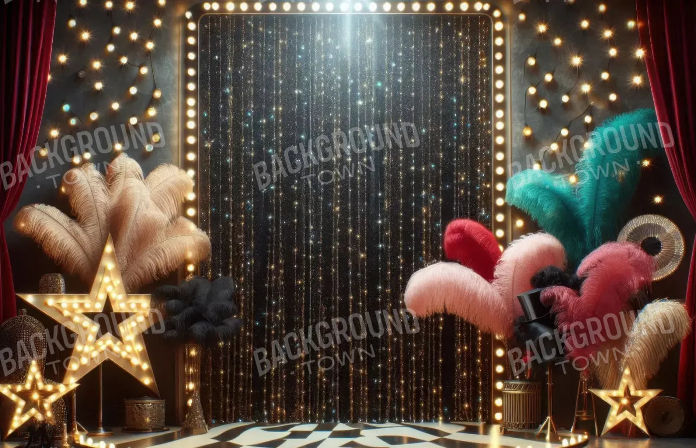 Orldstage 14’X9’ Ultracloth (168 X 108 Inch) Backdrop