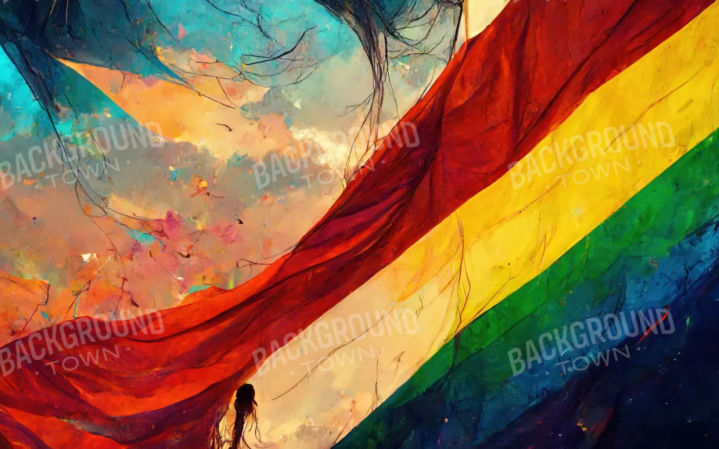 Worn Pride 16’X10’ Ultracloth (192 X 120 Inch) Backdrop
