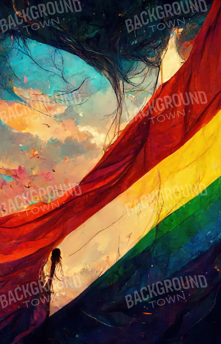 Worn Pride 9’X14’ Ultracloth (108 X 168 Inch) Backdrop