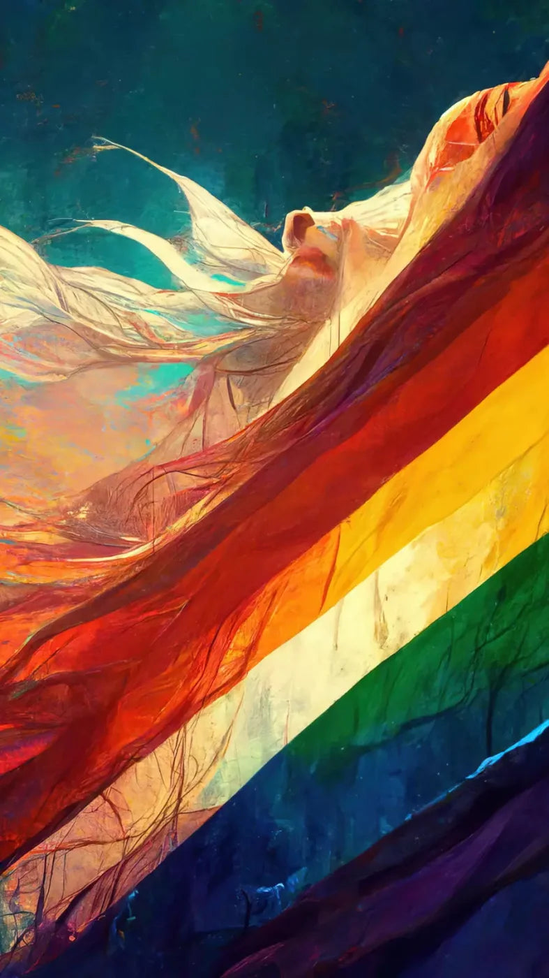 Waving Pride 8X14 Ultracloth ( 96 X 168 Inch ) Backdrop