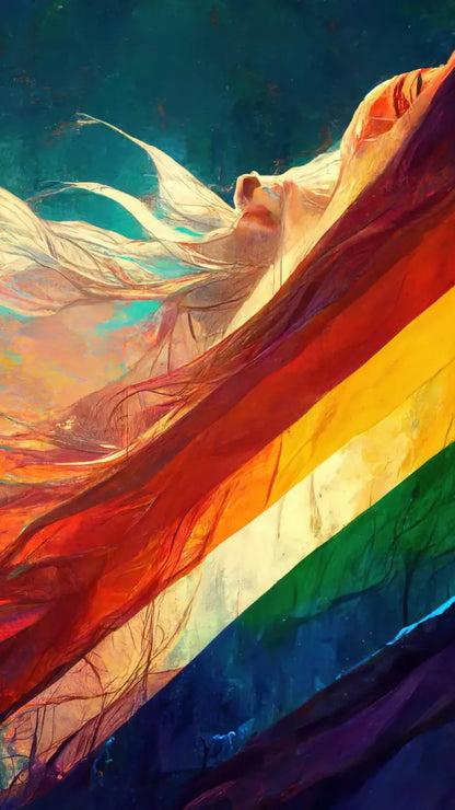 Waving Pride 8X14 Ultracloth ( 96 X 168 Inch ) Backdrop