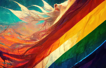 Waving Pride 12X8 Ultracloth ( 144 X 96 Inch ) Backdrop