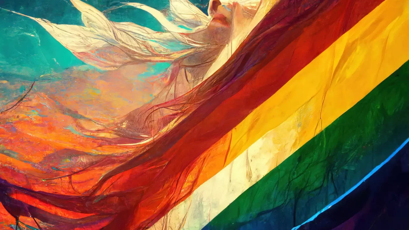 Waving Pride 14X8 Ultracloth ( 168 X 96 Inch ) Backdrop