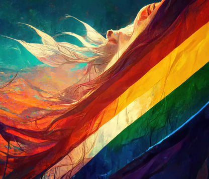 Waving Pride 12X10 Ultracloth ( 144 X 120 Inch ) Backdrop