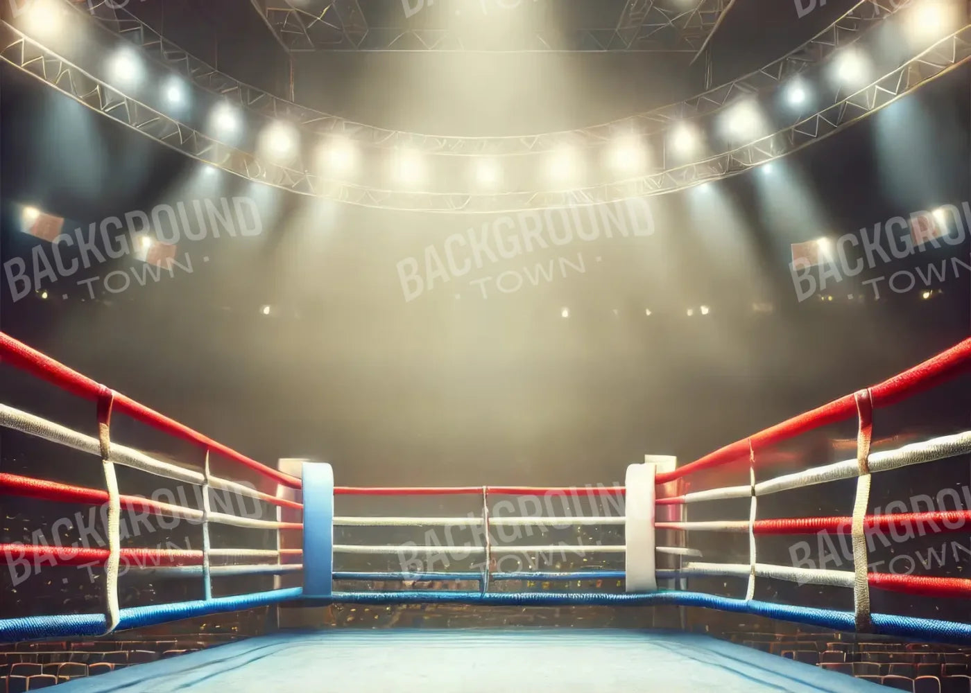 Wrestling Ring 7’x5’ UltraCloth (84 x 60 inch) Backdrop
