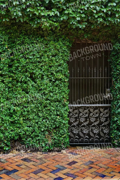 Wrought Iron Door 5X8 Ultracloth ( 60 X 96 Inch ) Backdrop