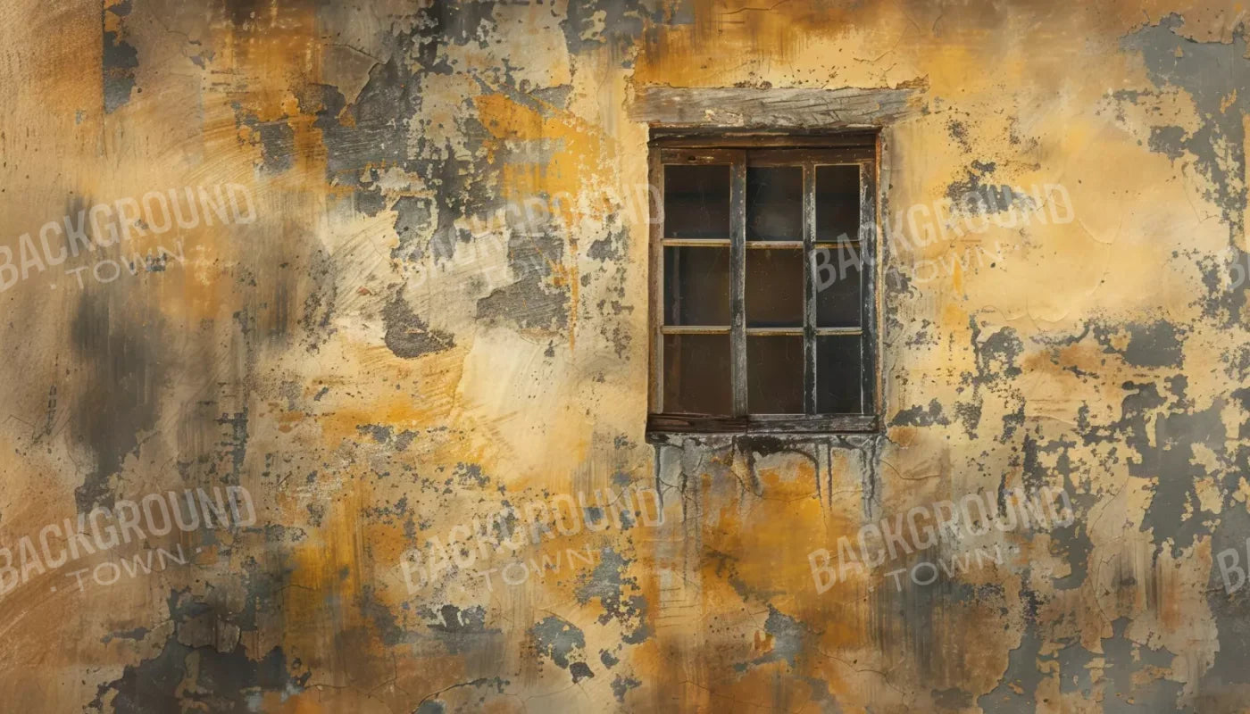 Yellow Cracked Wall 14’x8’ UltraCloth (168 x 96 inch) Backdrop