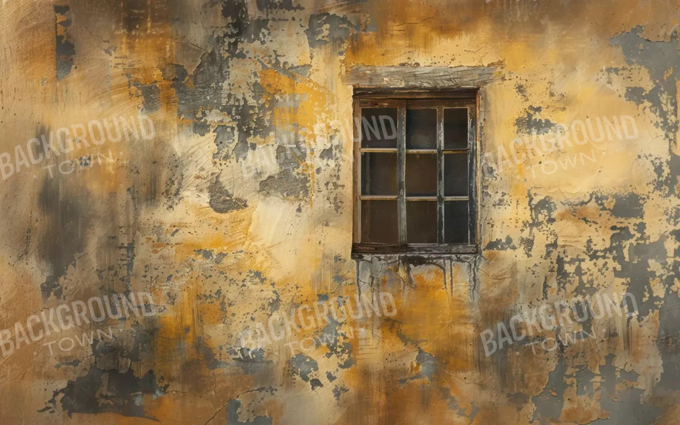 Yellow Cracked Wall 16’x10’ UltraCloth (192 x 120 inch) Backdrop