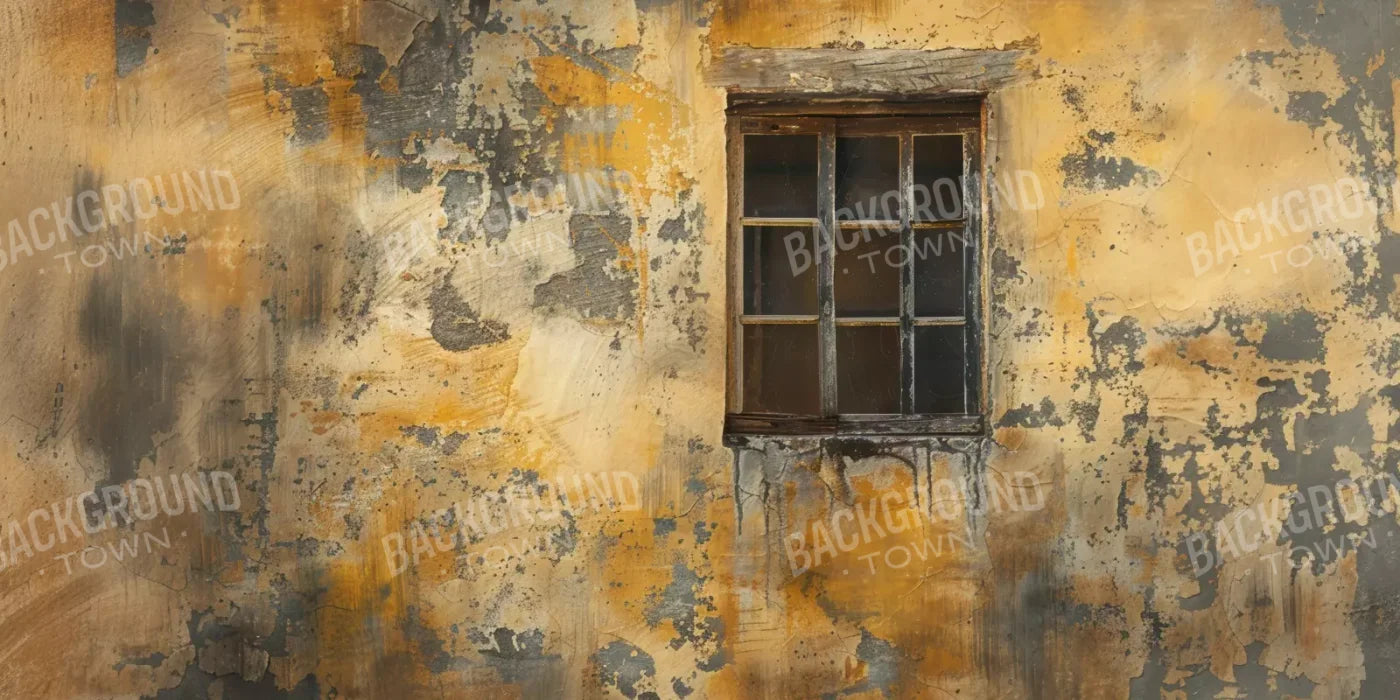 Yellow Cracked Wall 20’x10’ UltraCloth (240 x 120 inch) Backdrop