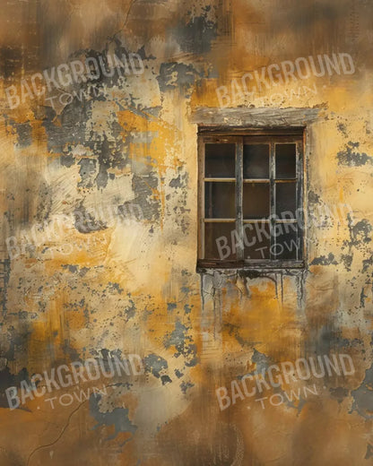 Yellow Cracked Wall 8’x10’ Fleece (96 x 120 inch) Backdrop