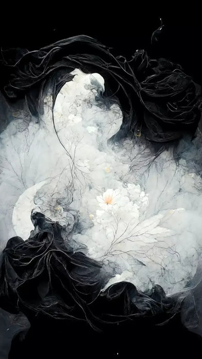 Yin Yang 8X14 Ultracloth ( 96 X 168 Inch ) Backdrop