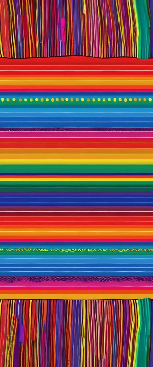 Zarape Checked 5’X12’ Ultracloth For Westcott X - Drop (60 X 144 Inch) Backdrop