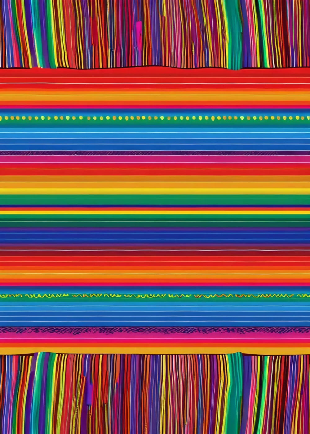 Zarape Checked 5’X7’ Ultracloth (60 X 84 Inch) Backdrop