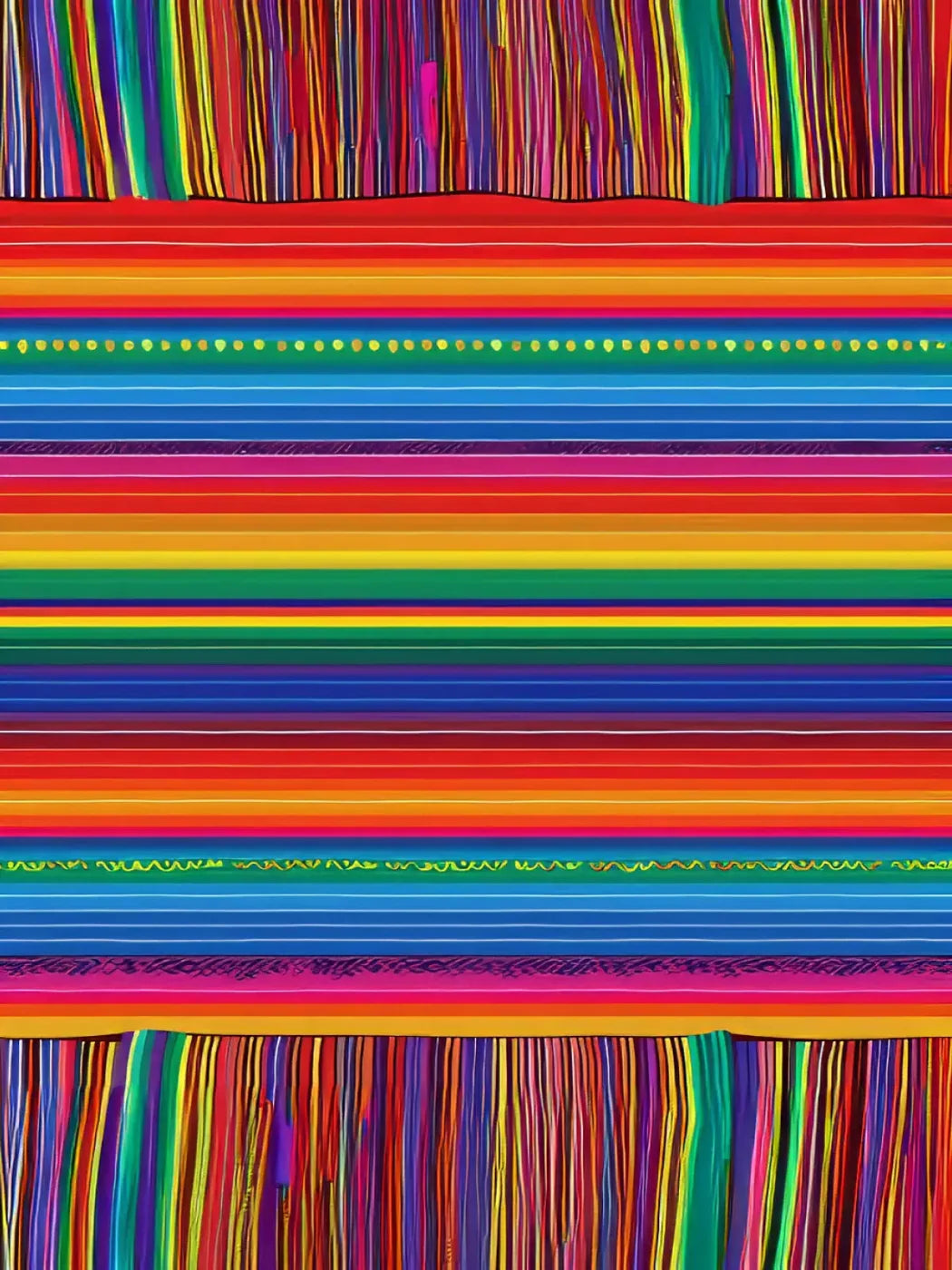 Zarape Checked 6’X8’ Fleece (72 X 96 Inch) Backdrop