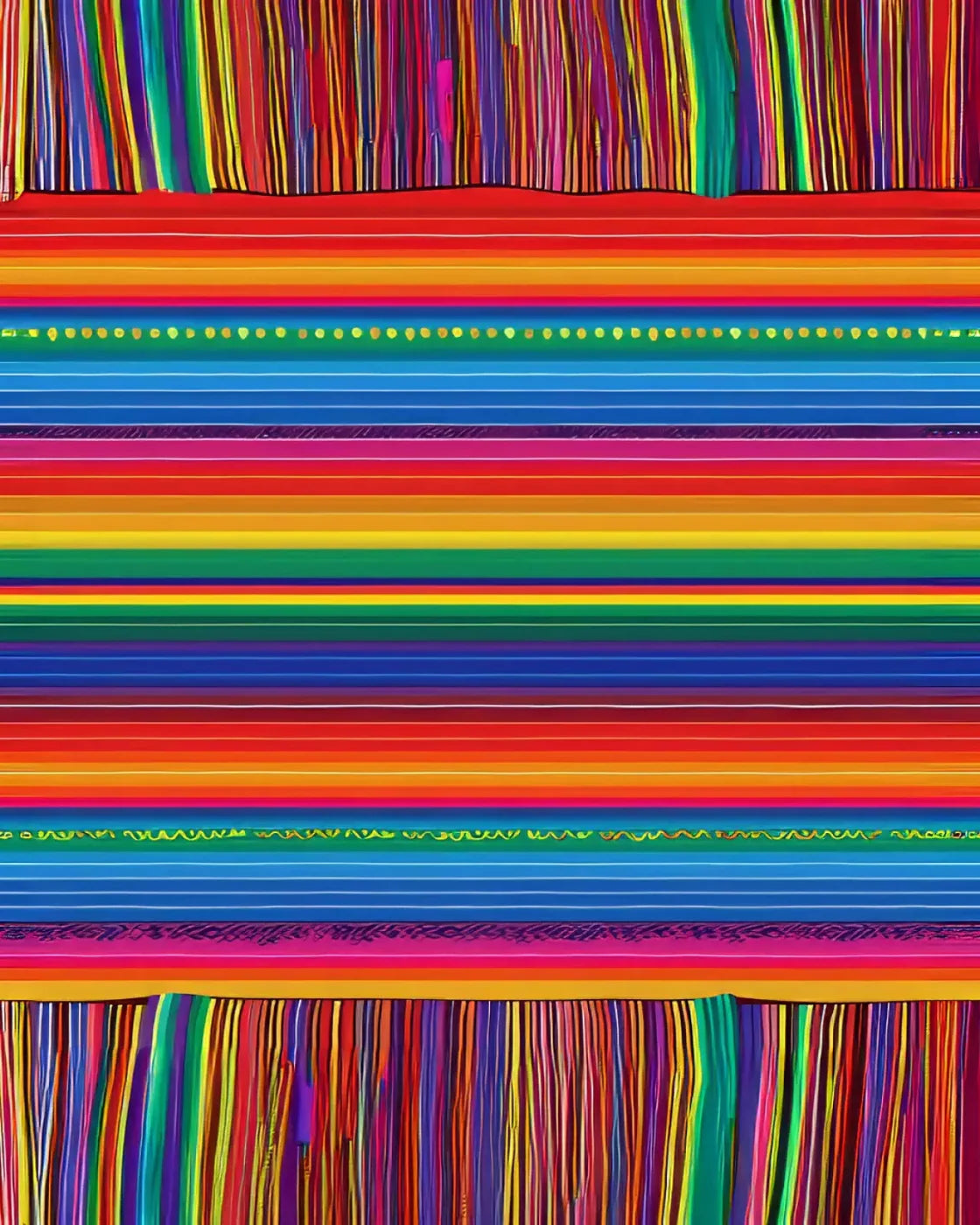 Zarape Checked 8’X10’ Fleece (96 X 120 Inch) Backdrop