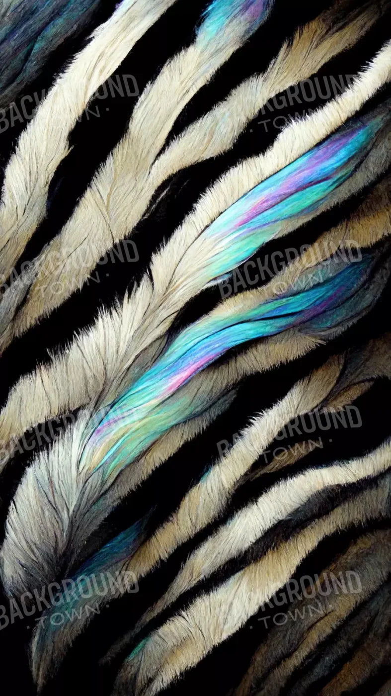 Zebra Fur 8X14 Ultracloth ( 96 X 168 Inch ) Backdrop